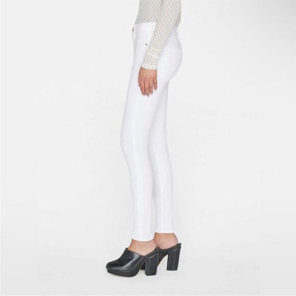 NWT Frame Le High Skinny Jeans in Blanc Size 27 - Picture 5 of 7